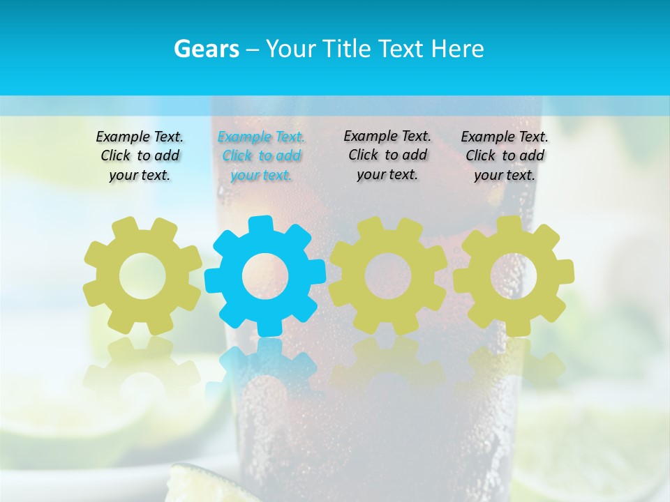 Cool Party Juice PowerPoint Template