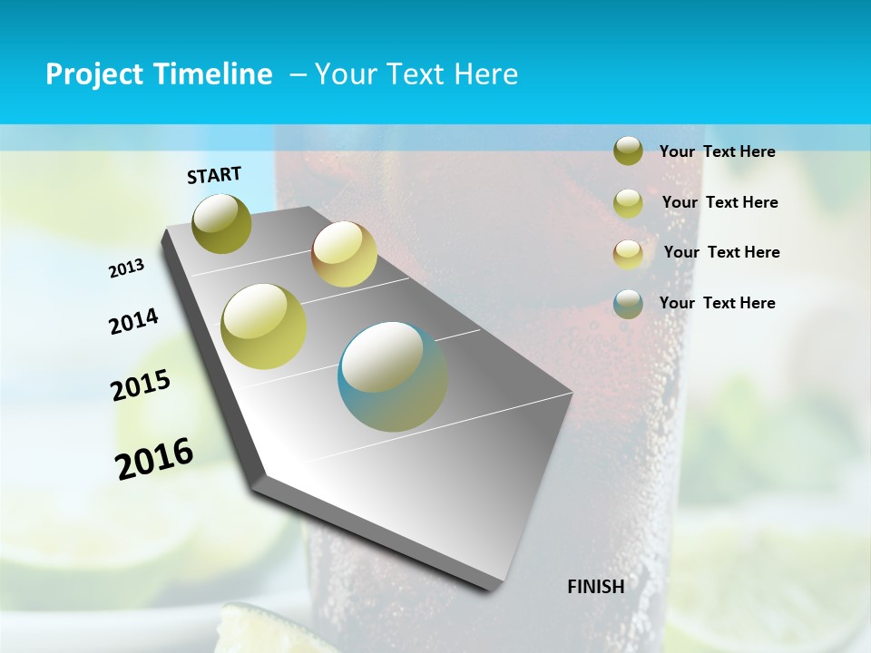 Cool Party Juice PowerPoint Template