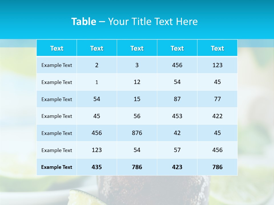 Cool Party Juice PowerPoint Template