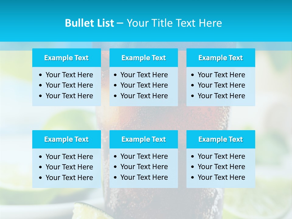 Cool Party Juice PowerPoint Template