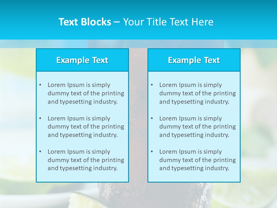 Cool Party Juice PowerPoint Template