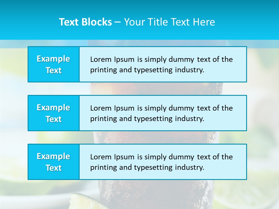 Cool Party Juice PowerPoint Template