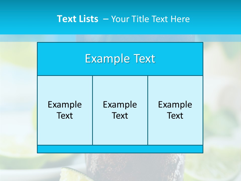 Cool Party Juice PowerPoint Template