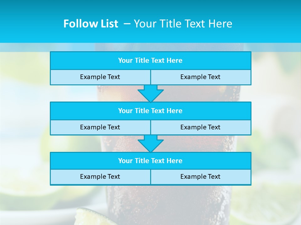 Cool Party Juice PowerPoint Template