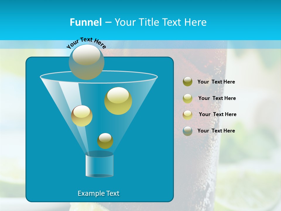 Cool Party Juice PowerPoint Template