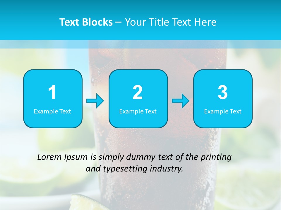 Cool Party Juice PowerPoint Template