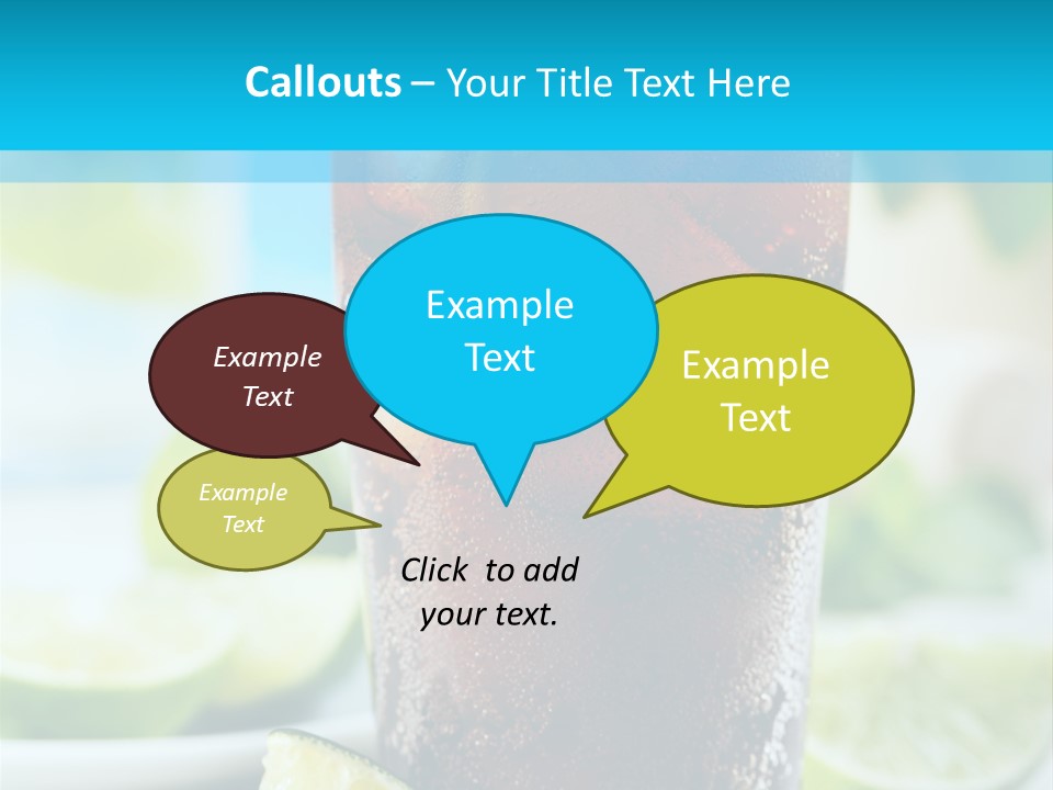 Cool Party Juice PowerPoint Template