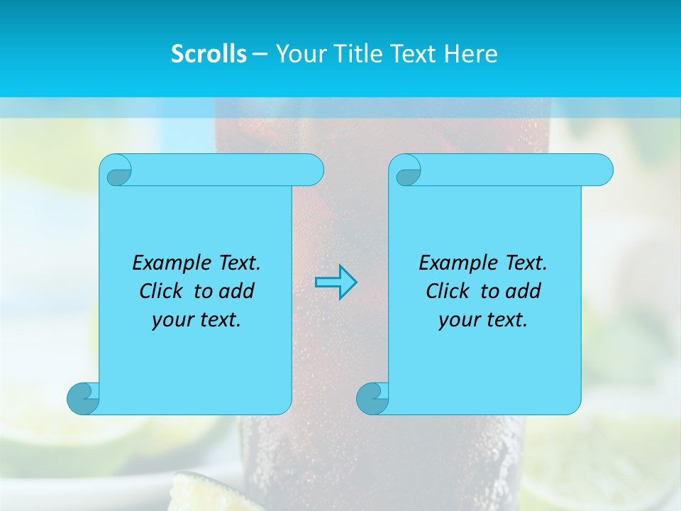 Cool Party Juice PowerPoint Template