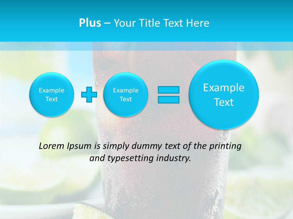 Cool Party Juice PowerPoint Template