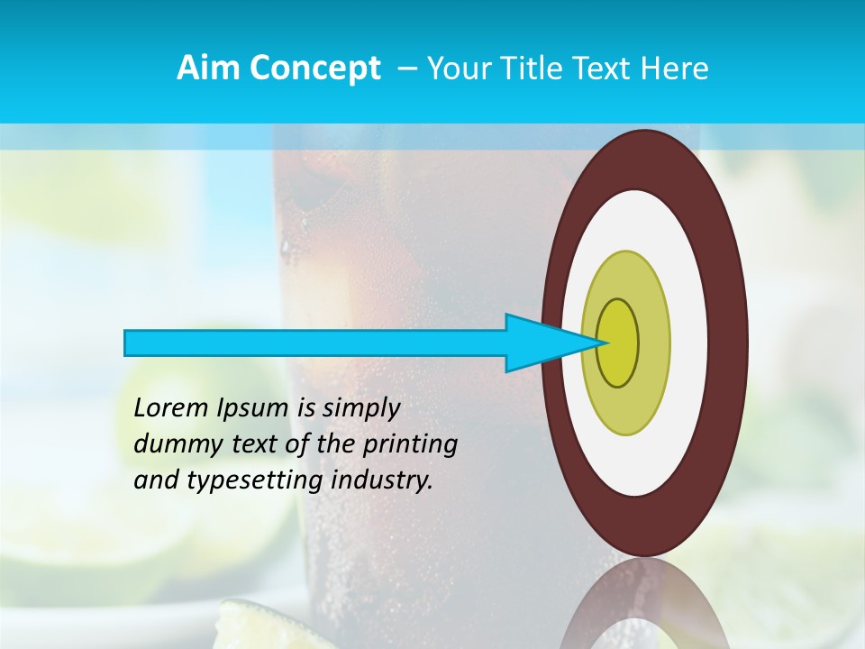 Cool Party Juice PowerPoint Template