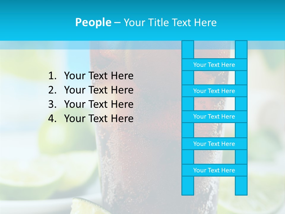 Cool Party Juice PowerPoint Template