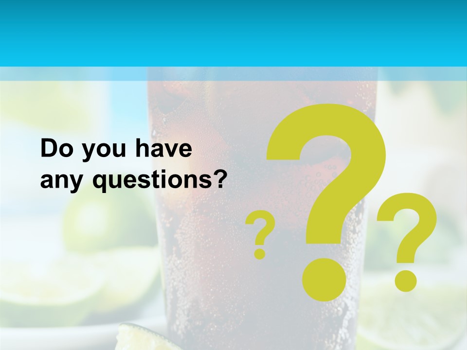 Cool Party Juice PowerPoint Template