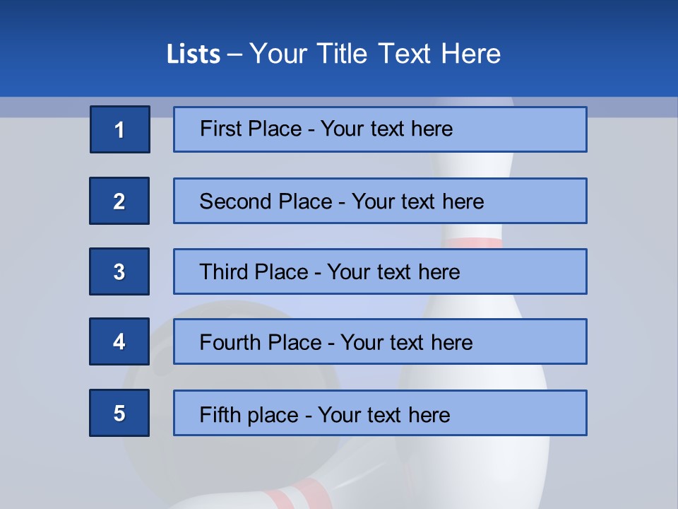 Background Lane Illustration PowerPoint Template