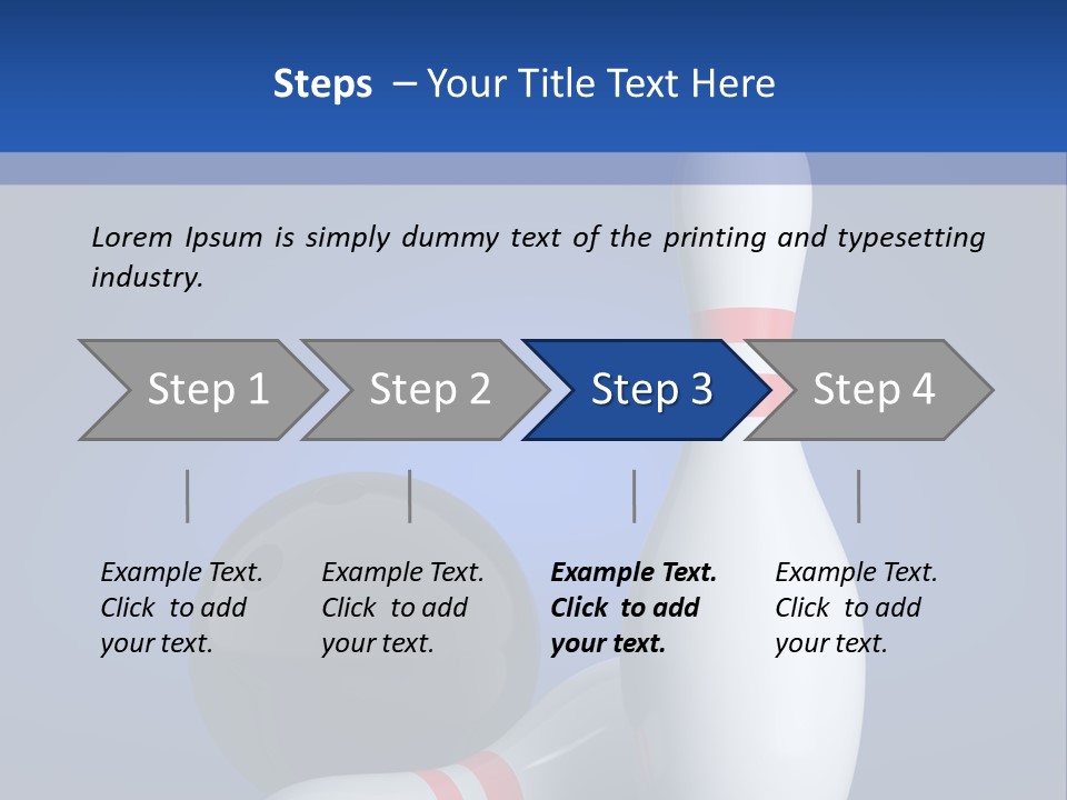Background Lane Illustration PowerPoint Template