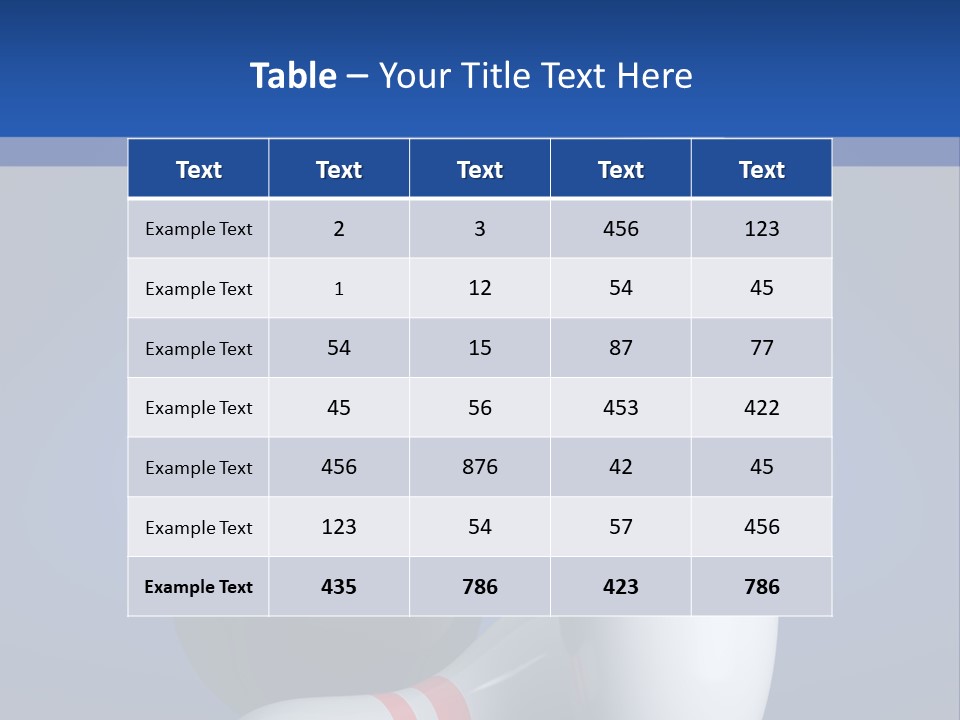 Background Lane Illustration PowerPoint Template