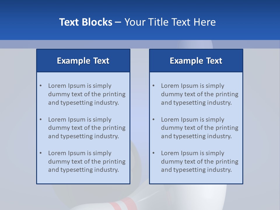 Background Lane Illustration PowerPoint Template