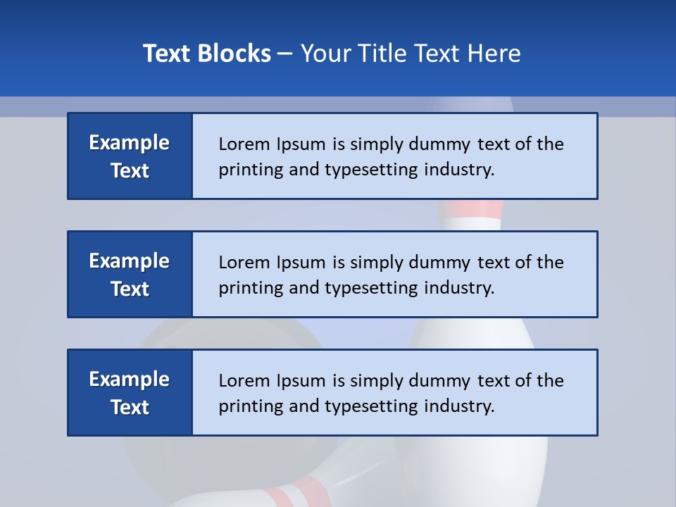Background Lane Illustration PowerPoint Template