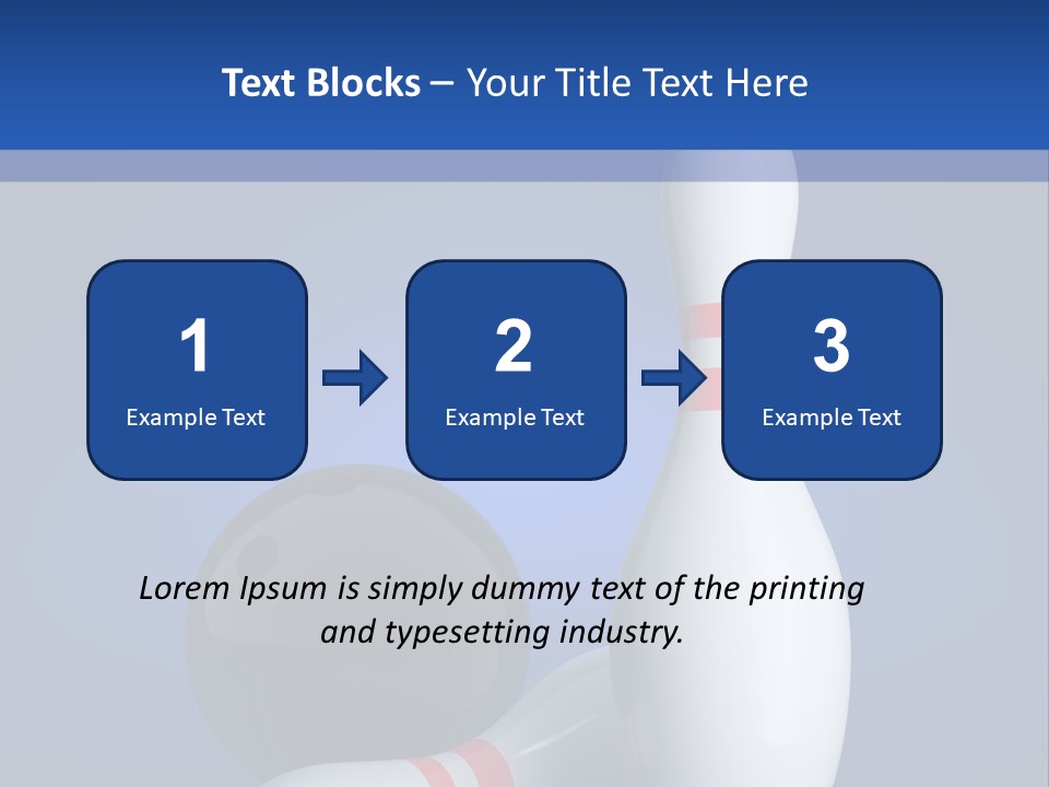 Background Lane Illustration PowerPoint Template