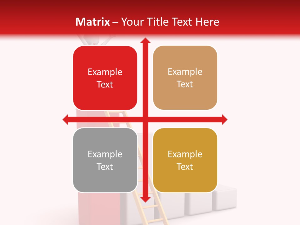 Market Chart Businessman PowerPoint Template