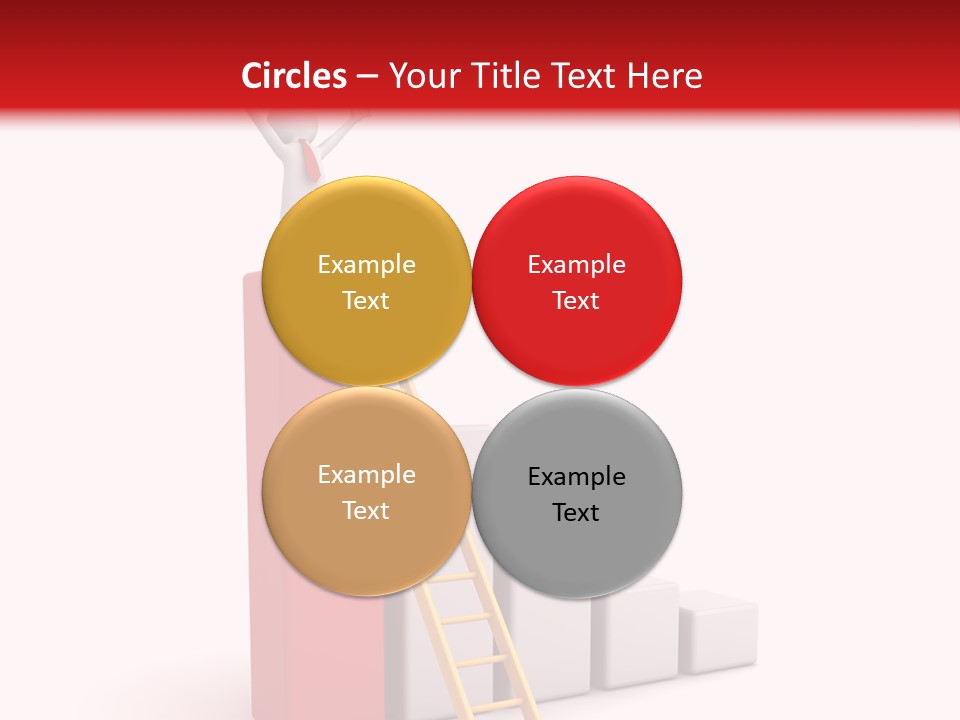 Market Chart Businessman PowerPoint Template