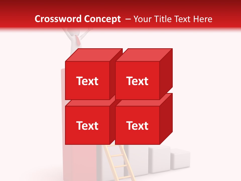 Market Chart Businessman PowerPoint Template