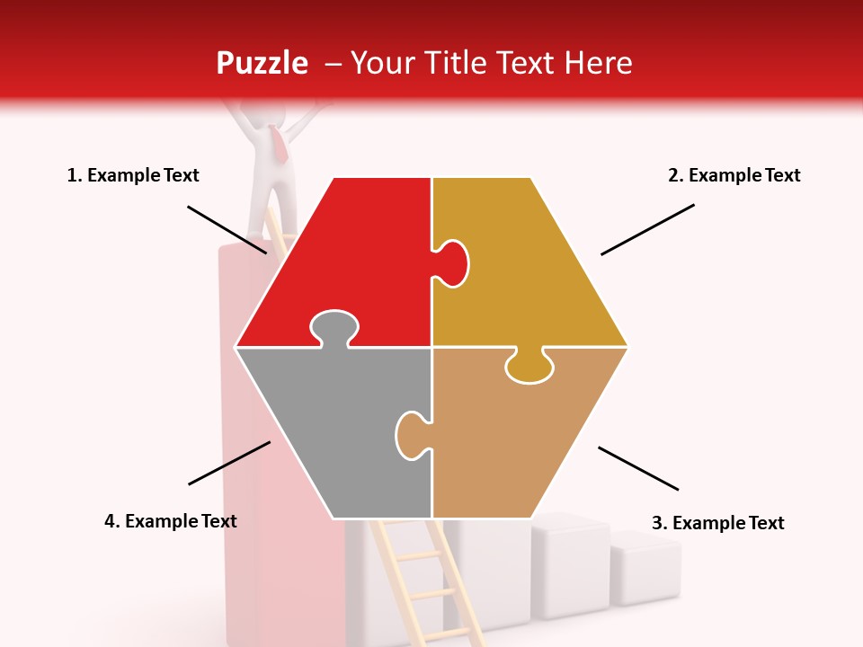 Market Chart Businessman PowerPoint Template