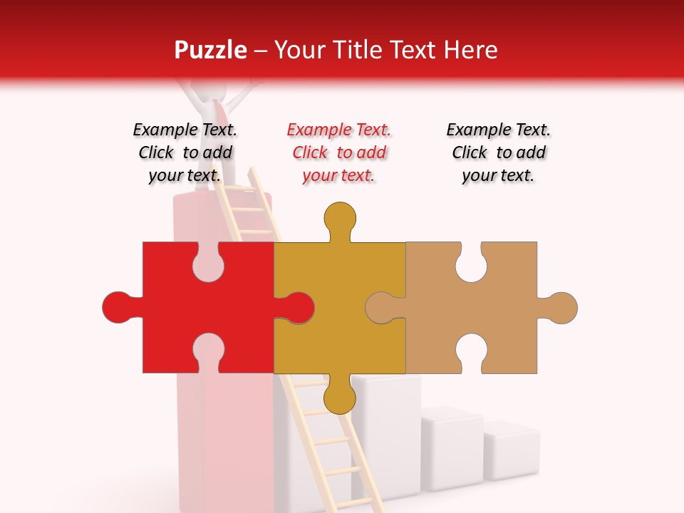 Market Chart Businessman PowerPoint Template