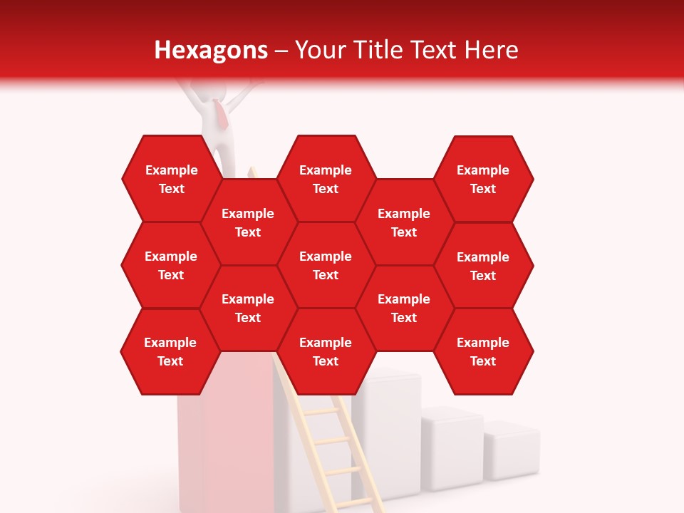 Market Chart Businessman PowerPoint Template