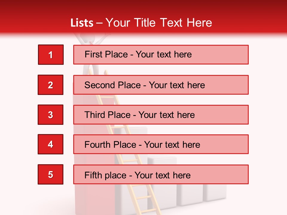 Market Chart Businessman PowerPoint Template