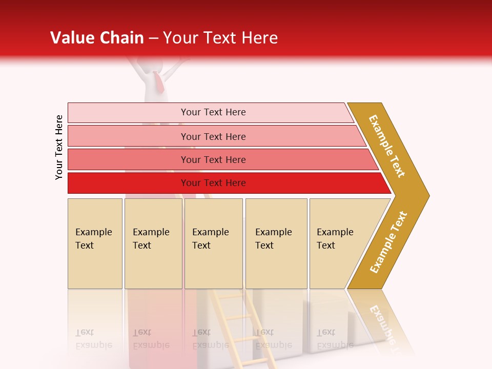 Market Chart Businessman PowerPoint Template