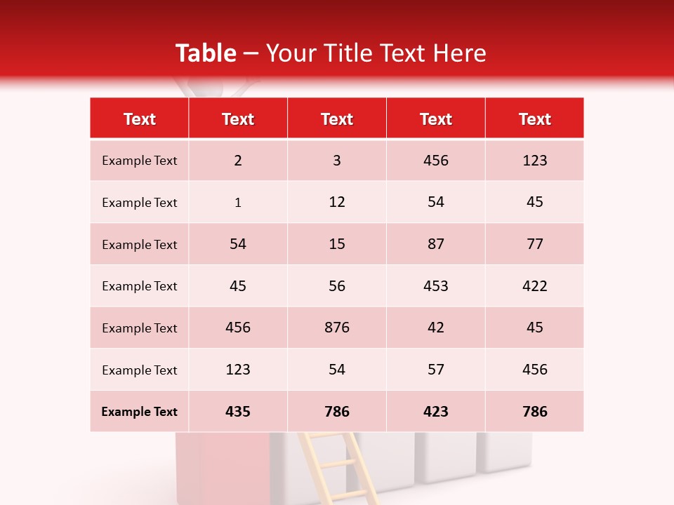Market Chart Businessman PowerPoint Template