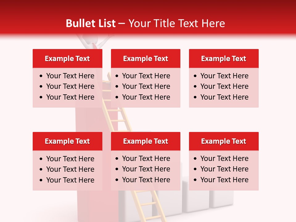 Market Chart Businessman PowerPoint Template