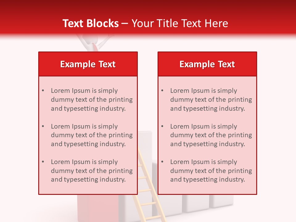 Market Chart Businessman PowerPoint Template