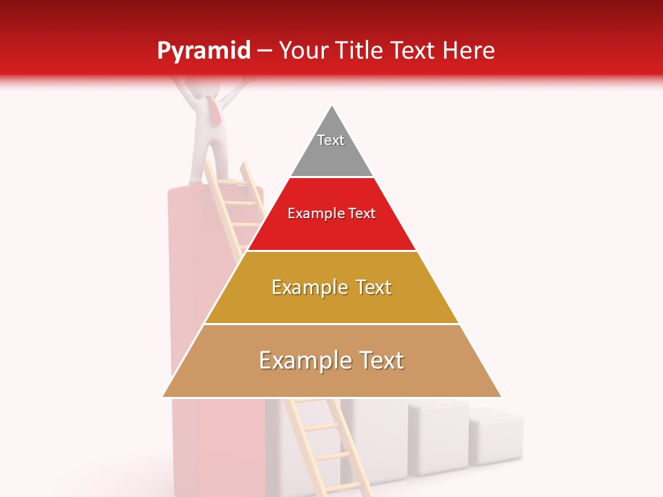Market Chart Businessman PowerPoint Template