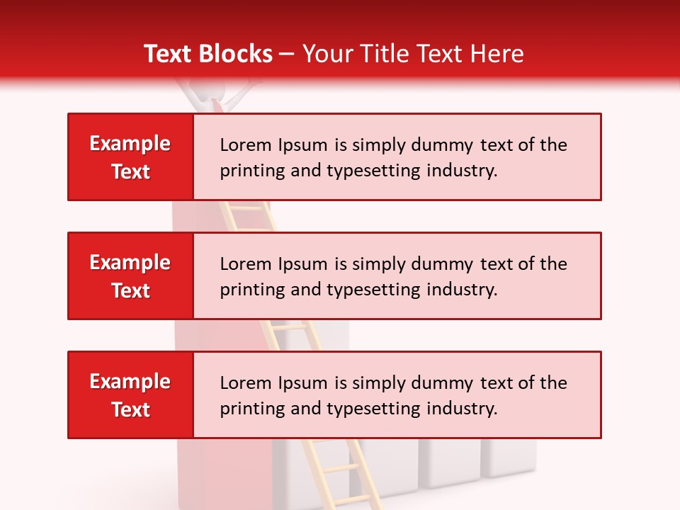 Market Chart Businessman PowerPoint Template