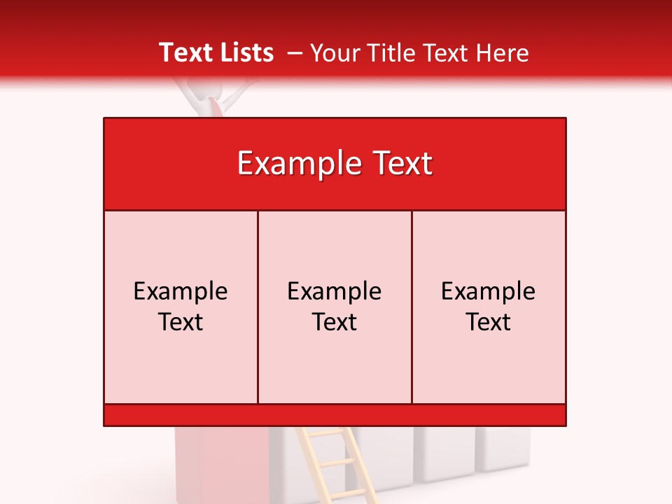 Market Chart Businessman PowerPoint Template