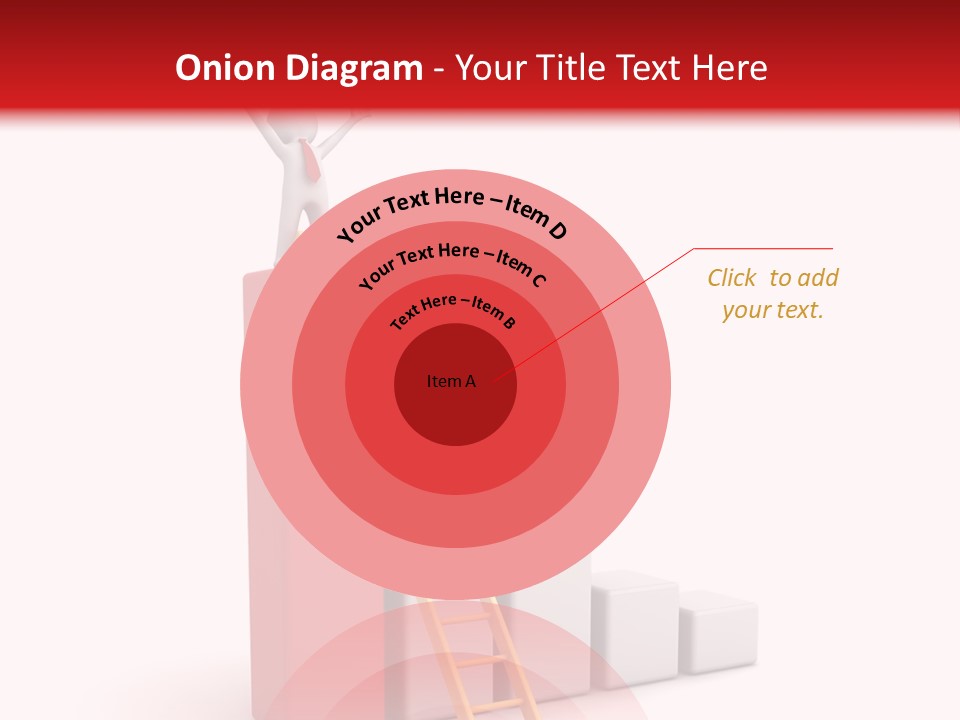 Market Chart Businessman PowerPoint Template