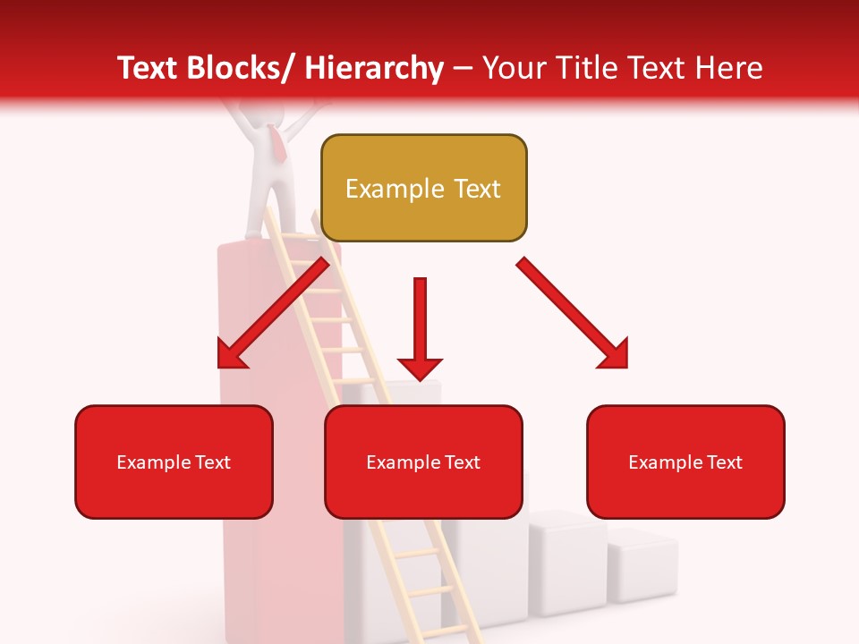 Market Chart Businessman PowerPoint Template