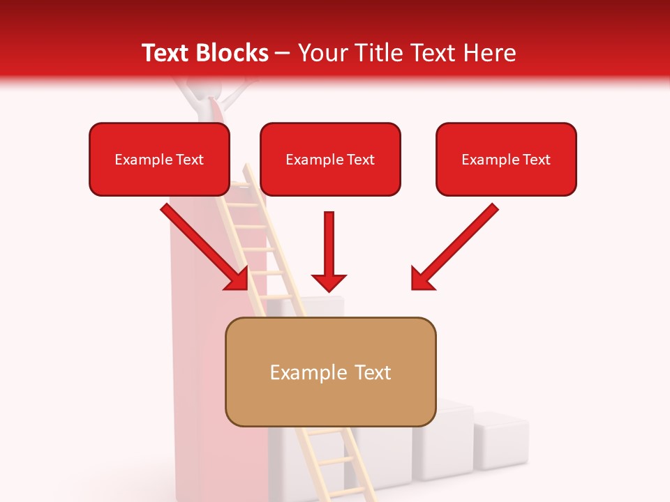 Market Chart Businessman PowerPoint Template