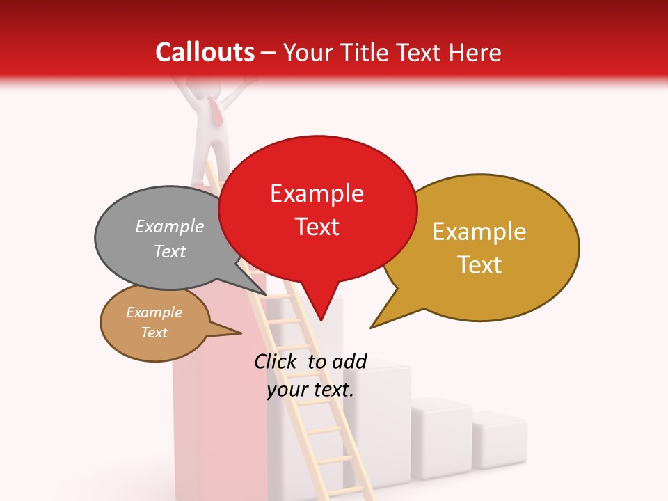 Market Chart Businessman PowerPoint Template