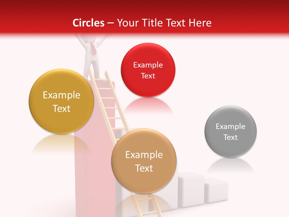Market Chart Businessman PowerPoint Template