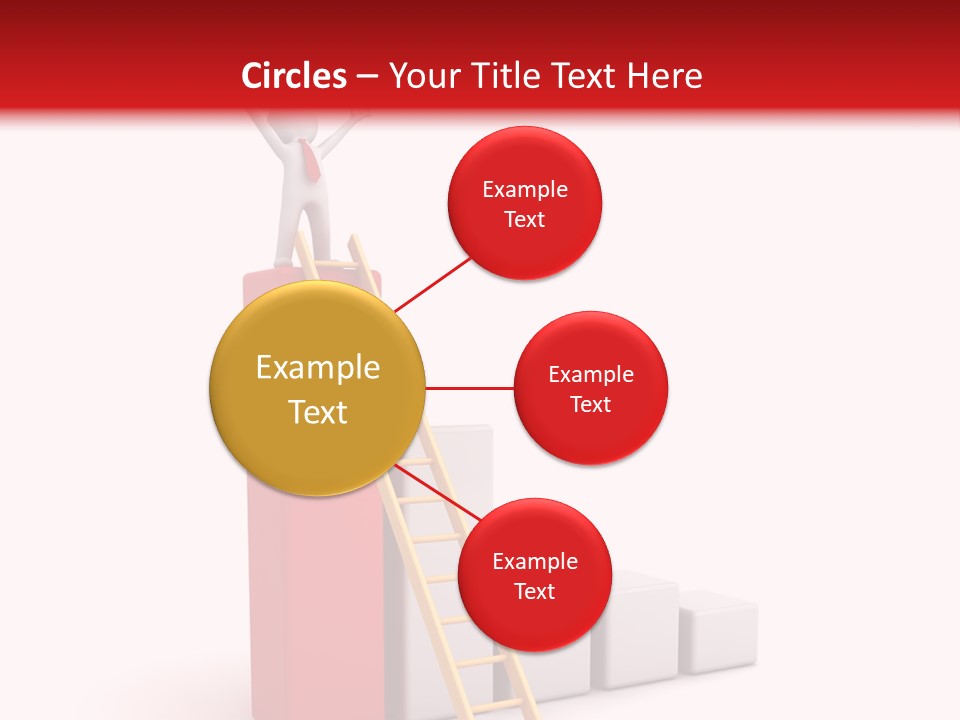 Market Chart Businessman PowerPoint Template
