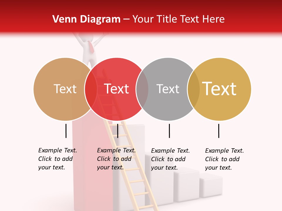 Market Chart Businessman PowerPoint Template