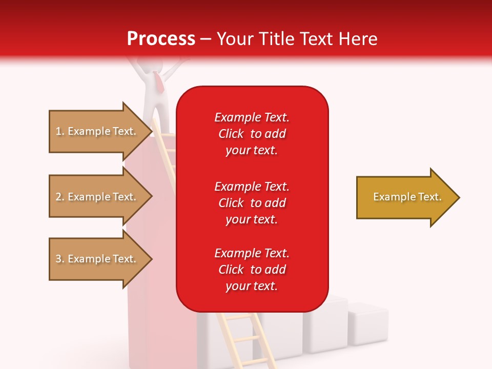 Market Chart Businessman PowerPoint Template