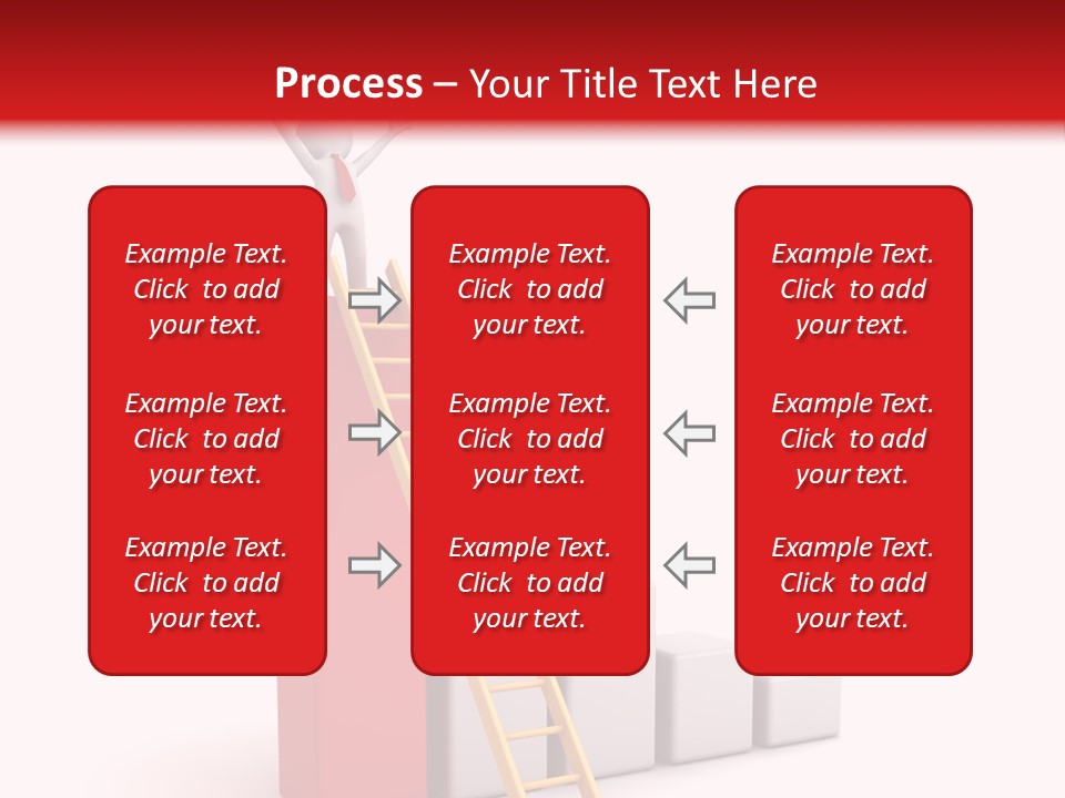Market Chart Businessman PowerPoint Template