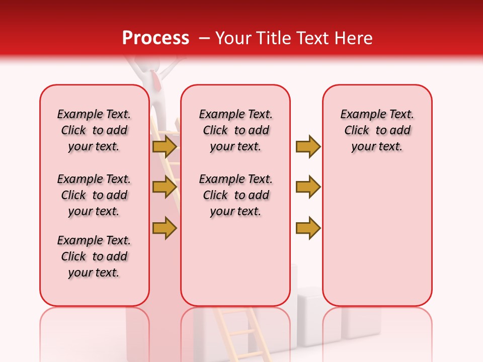 Market Chart Businessman PowerPoint Template