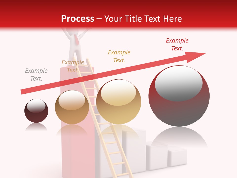 Market Chart Businessman PowerPoint Template