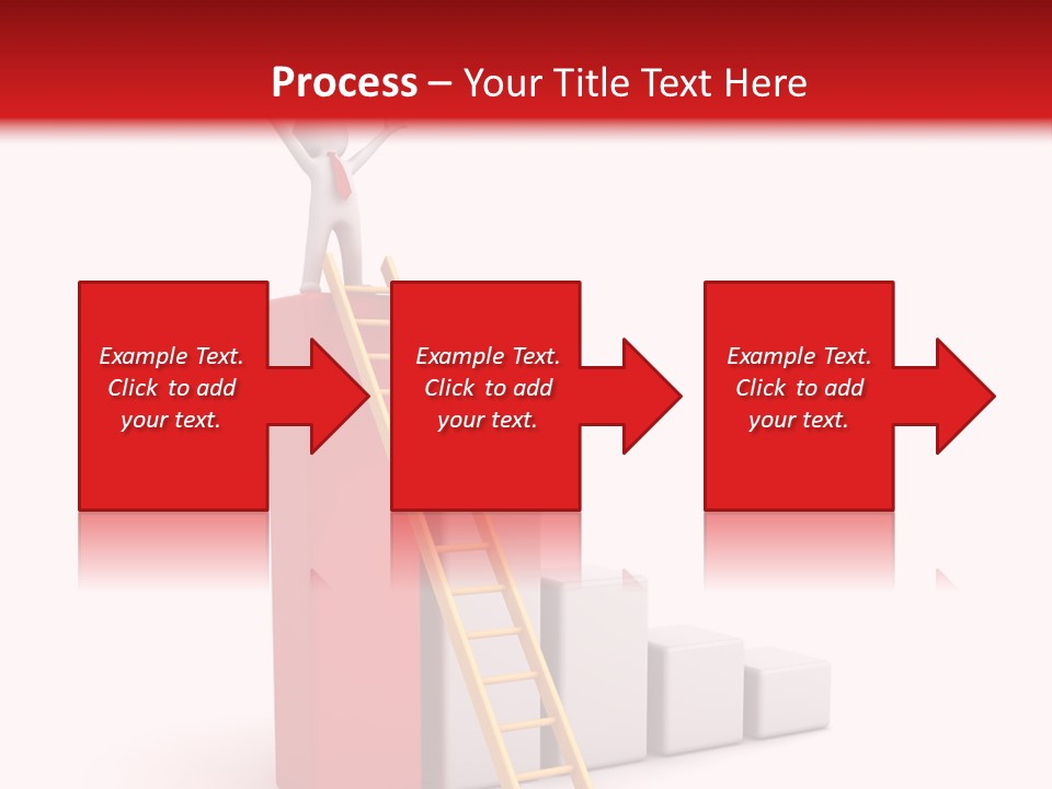 Market Chart Businessman PowerPoint Template