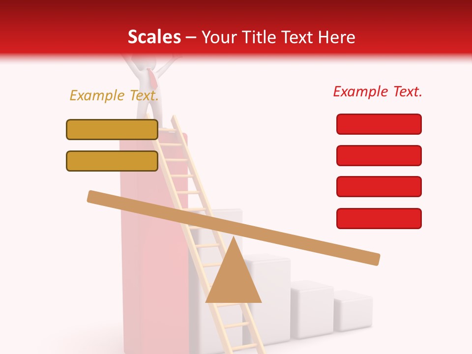 Market Chart Businessman PowerPoint Template