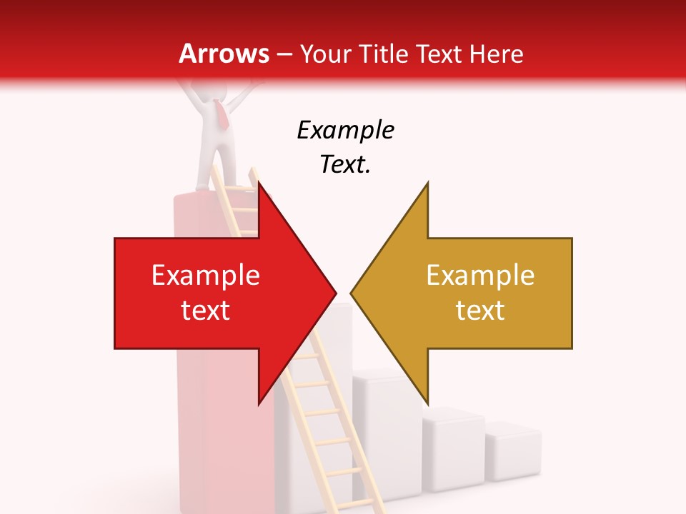 Market Chart Businessman PowerPoint Template